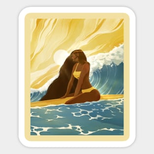 Surfer Girl Calm // Bikini Sticker